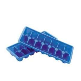Rubbermaid FG8365RDPERI Ice Cube Tray, 16-Compartment, Blue, 10-1/2 in L, 4-1/4 in W, 1-3/4 in Thick