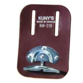 Kuny's Tool Works Series HM-219 Hammer Holder, Leather, Tan, 4.05 in W, 12-1/2 in H, 2.44 in D