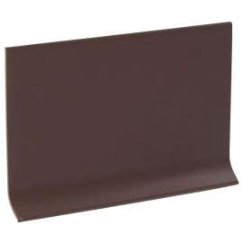 Loxcreen FVVX25BRN120 Wall Base, 120 ft L, 0.08 in Thick, Vinyl, Brown