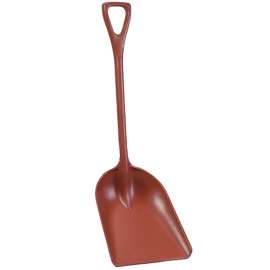 POLY PRO TOOLS P6982R Scoop Shovel, 14 in W Blade, 17 in L Blade, Polymer Blade, Polymer Handle, D-Shaped Handle