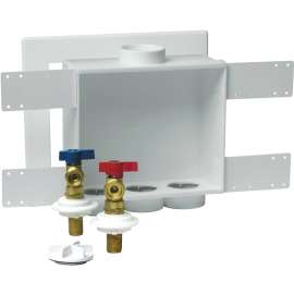 Oatey Quadtro 38530 Washing Machine Outlet Box, Polystyrene