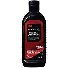 3M Auto Care 03900 Rubbing Compound, Liquid, Slight Solvent