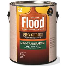 Flood FLD812-01 Wood Stain, Liquid, 1 gal