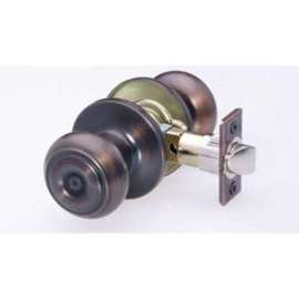 Taymor Professional Series 34-FV3634 Passage Door Knob, 2-3/16 in Dia Knob, Metal, Aged Bronze