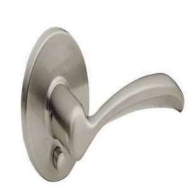 Taymor The Premier Series 31-FV004524SN Lever Lockset, Pushbutton Lock, Satin Nickel, Metal, Residential, 3 Grade