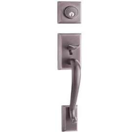 Taymor Professional Series 34-FV0467 Handleset, 3 Grade, Keyed Different Key, Metal, Satin Nickel, WR5 Keyway