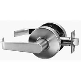Taymor Duke Series 32-7940 Privacy Lockset, Lever Handle, Satin Chrome, Metal, Reversible Hand
