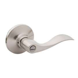 Taymor EPIC Series 35-CV3603B Privacy Arc Lever Set, Metal, Satin Nickel