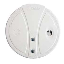 Kidde 0916KCA Smoke Alarm, 120 V, Ionization Sensor, 10 ft Detection, 85 dB, Alarm: Audio, Ceiling, Wall Mounting