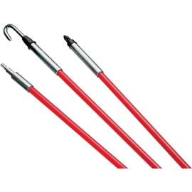 GB FTX-312 Fish Stick, 3 ft L Tape, Fiberglass Tape, Red Case