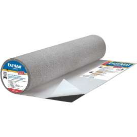 CUSTOM EasyMat CEM40-4 Tile and Stone Underlayment, 40 sq-ft Coverage Area, 4 ft L, 10 ft W, 5 mm Thick, Gray