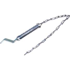 Ideal Security SK17 Chain Door Stops, Steel, Zinc