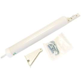 Ideal Security SK4015W Door Closer with Torsion Bar, 10-1/2 in L, Aluminum, 73 deg Opening, 90 lb