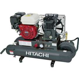 Metabo HPT EC2510E Gas-Powered Air Compressor, Tool Only, 8 gal Tank, 5.5 hp, 116 to 145 psi Pressure, 9.3 cfm Air
