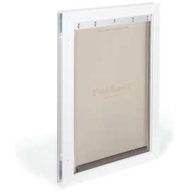 PetSafe Freedom HPA11-11600 Pet Door, Aluminum, White
