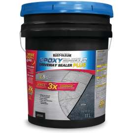 EpoxyShield 270902 Driveway Sealer Plus, Paste, Black, 17 L