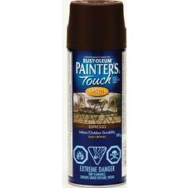 Painter's Touch Ultra Cover N2264830 Enamel Spray Paint, Satin, Espresso, 340 g