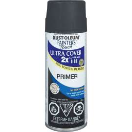 Rust-Oleum 268069 Ultra Cover Primer, Black, Flat, 340 g