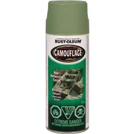 Specialty 259516 Camouflage Spray Paint, Flat, Army Green, 340 g