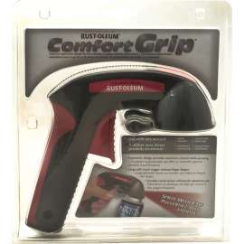 RUST-OLEUM PROFESSIONAL 242392 Spray Can Handle, Soft-Touch Trigger, Plastic, Black/Red