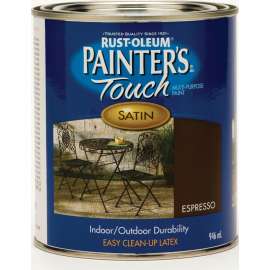 RUST-OLEUM Painter's Touch 242834 Brush-On Paint, Satin, Espresso, 946 mL