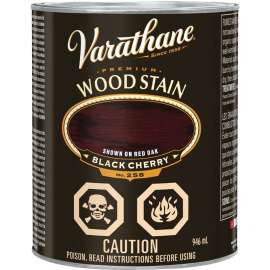 Varathane 258763H Premium Stain, Black Cherry, Liquid, 946 mL