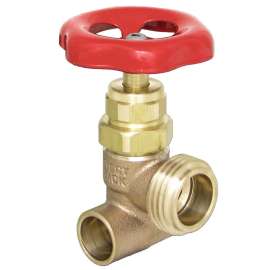 Dahl E21616-4 BAG Drain Valve, 1/2 x 1/2 in Connection, Compression x Hose, Brass Body