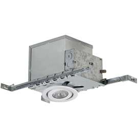 CANARM RI4NC2TGWH Recessed Housing, 50 W, 1-Lamp, PAR20 Lamp