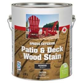 UCP Paints CH3-801-4 Deck and Patio Stain, Redwood, Solid