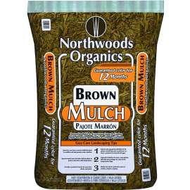 Northwoods Organics WNW03255 Decorative Mulch, Brown Bag