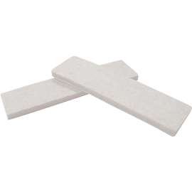 Shepherd Hardware FeltGard Plus Series 9844 Furniture Pad, Rectangle, 1 x 3-3/4 in, Felt, Beige