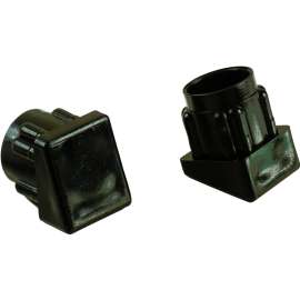 Shepherd Hardware 9239 Leg Tip, Plastic, Black, 7/8 in Dia