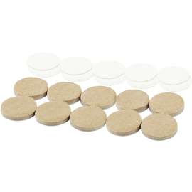 Shepherd Hardware 9931 Furniture Pad, Felt, Beige, 3/4 in Dia, Round