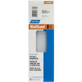 NORTON 03253 Sandpaper, 11-1/4 in L, 4-3/16 in W, 80D Grit