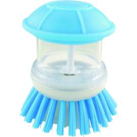 Quickie HomePro Series 139 Soap and Scrub Brush, Comfort-Grip Handle, Light Blue/White Handle