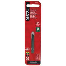 Task T67511 Screwdriver Bit, #1 Drive, 2 in L, Steel