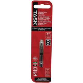 Task T67243 Power Bit, #3 Drive, 2 in L, Steel
