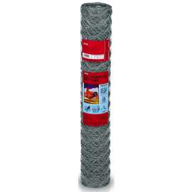 Rangemaster 6316 Poultry Net, 150 ft L, 36 in W, 20 Gauge, Hexagonal Mesh, 2 in Mesh, Galvanized Steel