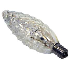 Sylvania 13741 Incandescent Lamp, 40 W, B10 Lamp, Candelabra E12 Lamp Base, 320 Lumens, 2850 K Color Temp