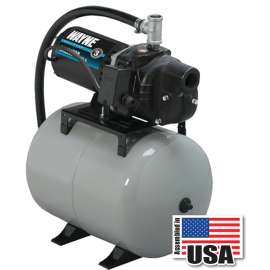 WAYNE SWS50-8.5FX Jet Pump, 120/240 V, 0.5 hp, 1-1/4 in Suction, 3/4 in Discharge Connection, 25 ft Max Head, 420 gph