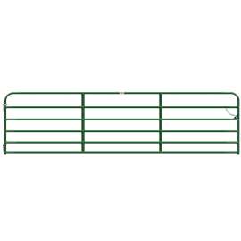 Behlen Country 40130162 Utility Gate, 192 in W Gate, 50 in H Gate, 20 ga Frame Tube/Channel, Green