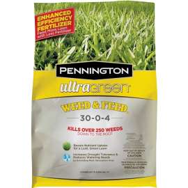 AMBRANDS 100519557 Weed and Feed Fertilizer, 14 lb Bag, Solid