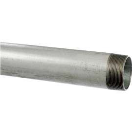 KLOECKNER METALS GALV-3/4 Pipe, 3/4 in, 10 ft L, Threaded