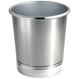 iDESIGN York 76550 Waste Can, Steel, 10-1/4 in H