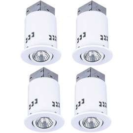 CANARM RN3DC1WH-4 Recessed Light Kit, 50 W, 4-Lamp