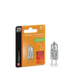 Xtricity 1-62018 Halogen Bulb, 20 W, G4, Bi-Pin Lamp Base, T3 JC Lamp, Soft White Light, 260 Lumens