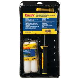 Purdy White Dove 14C810700 Jumbo Mini Kit, Smooth Surface, Polypropylene/Woven Dralon Fabric, 4-Piece