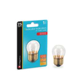 Xtricity 1-63064 Indicator Bulb, 7.5 W, S11 Lamp, Medium Lamp Base, 25 Lumens, 2700 K Color Temp