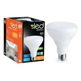 Xtricity 1-60089 LED Bulb, Flood/Spotlight, BR30 Lamp, 65 W Equivalent, Medium Lamp Base, Dimmable, Soft White Light