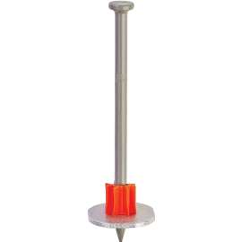 Ramset 1524SDE Ramguard Pin with Washer, 0.145 in Dia Shank, Steel, Zinc